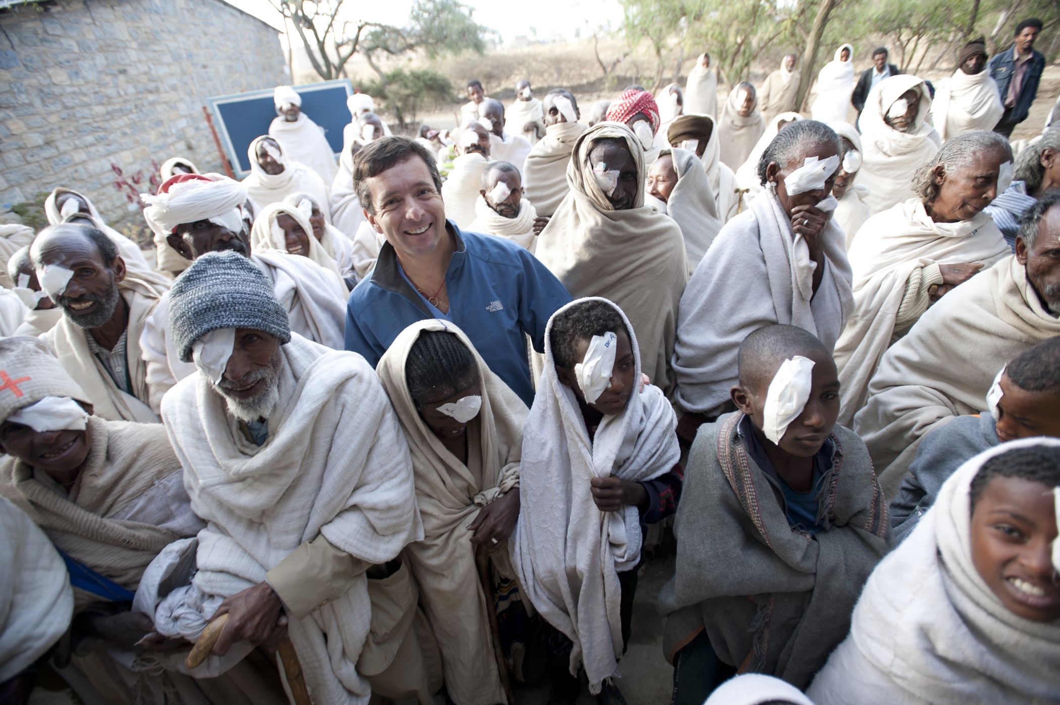 Photo of Dr. Geoff Tabin during early work in Ethiopia, 2009. Photo credit: Ace Kvale