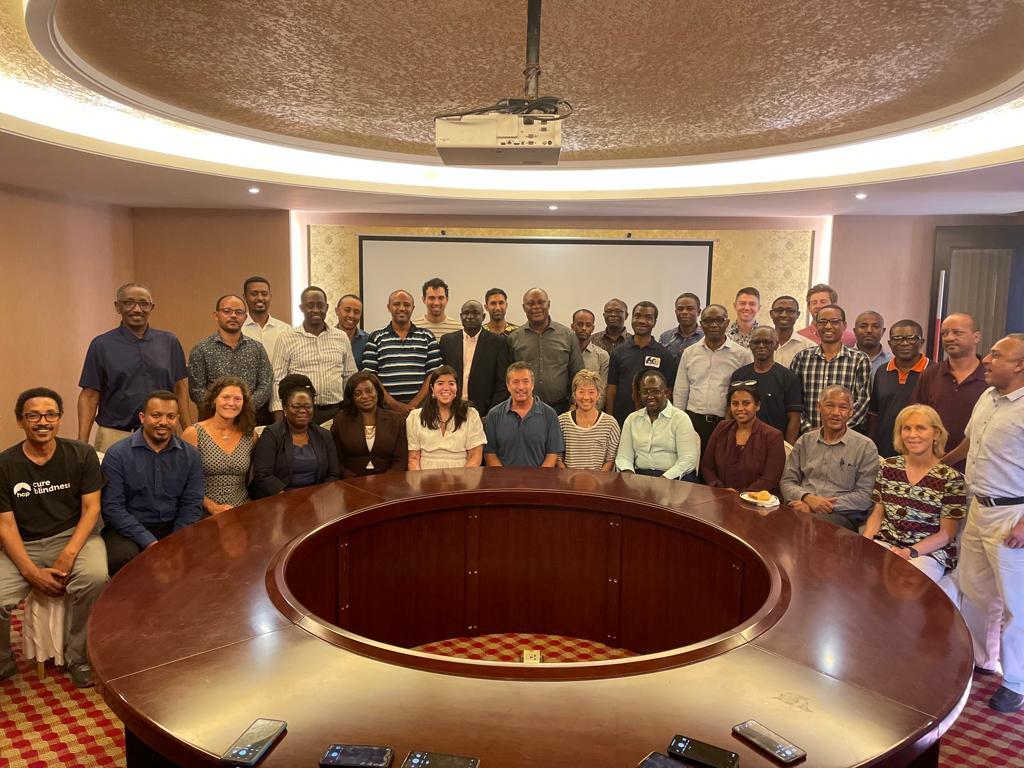 The Research Wing of HCP Cureblindness launches at COECSA in September 2022.