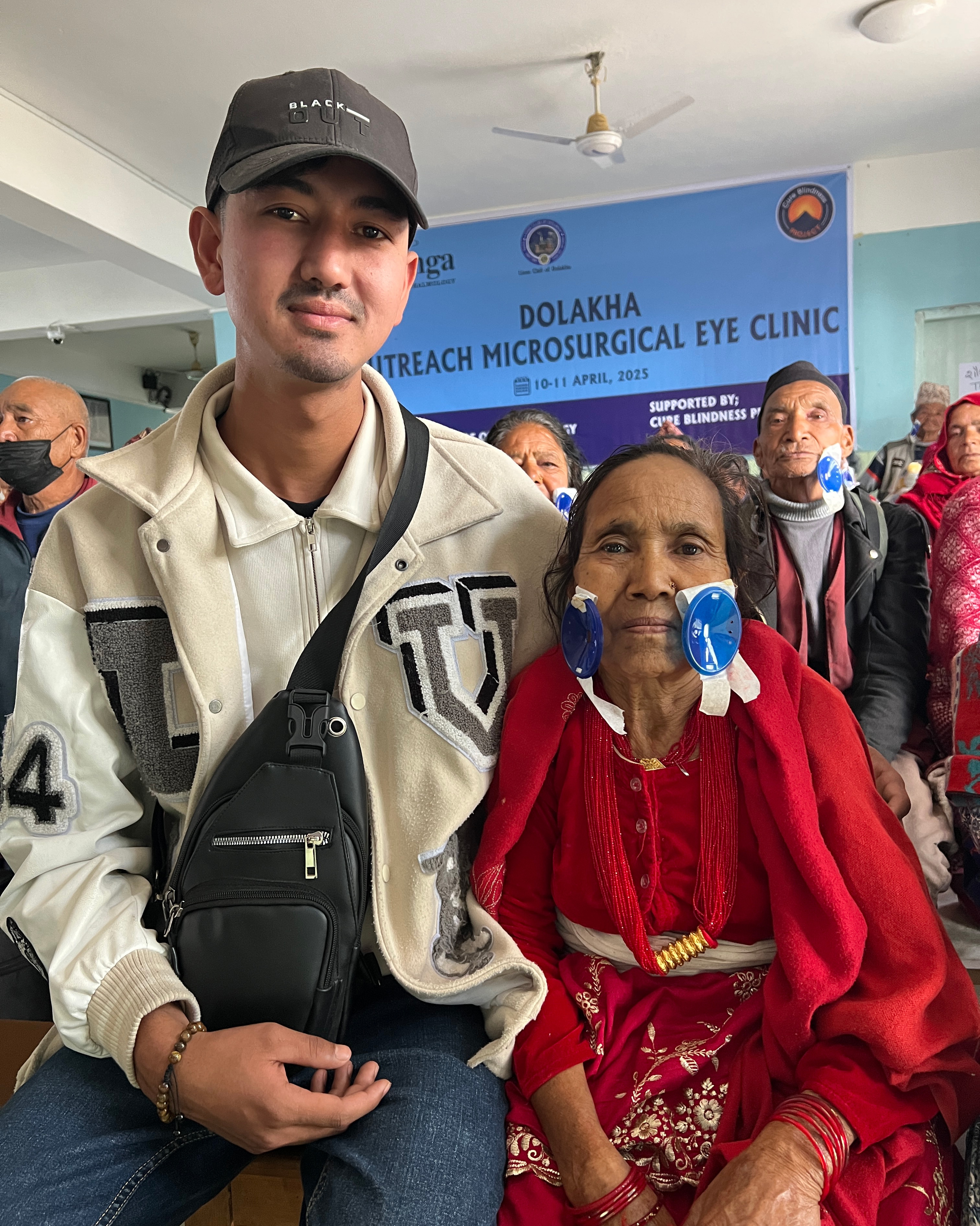 Dambar Kumar Mijar after removing patch Nepal