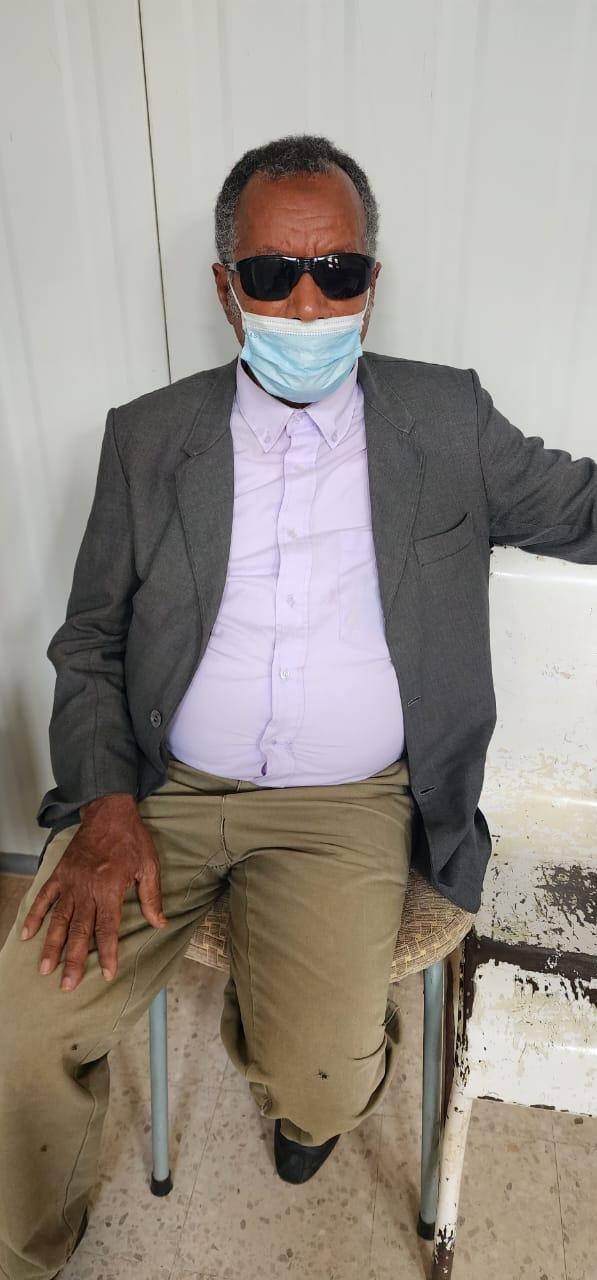 Eritrean Cornea Transplant recipient Salih Mohammed