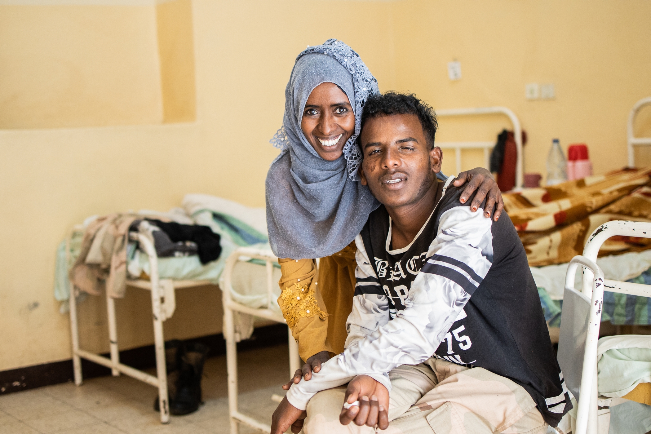 Corneal transplant patient Ahmed